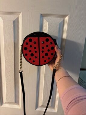 Kate Spade Red Ladybug Crossbody Bag - Women's Fashion